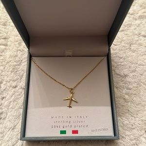 Sterling Silver, 18kt gold plated necklace